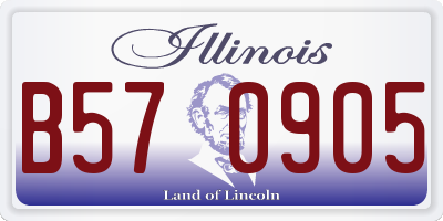 IL license plate B570905