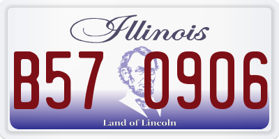 IL license plate B570906