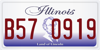 IL license plate B570919