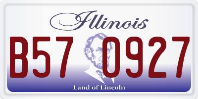 IL license plate B570927