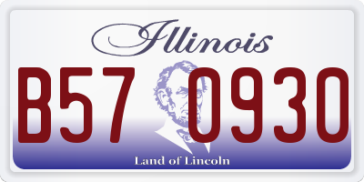 IL license plate B570930