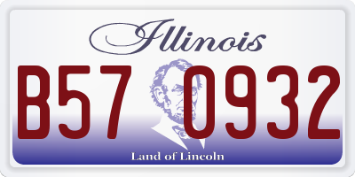 IL license plate B570932