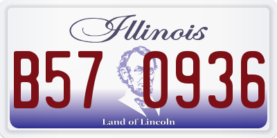 IL license plate B570936