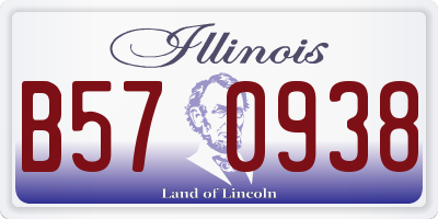 IL license plate B570938