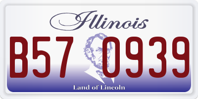 IL license plate B570939