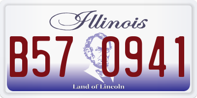 IL license plate B570941