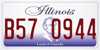 IL license plate B570944
