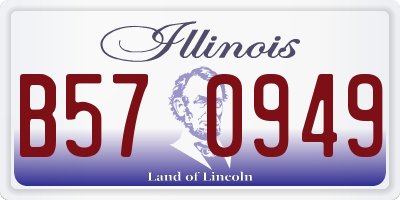 IL license plate B570949