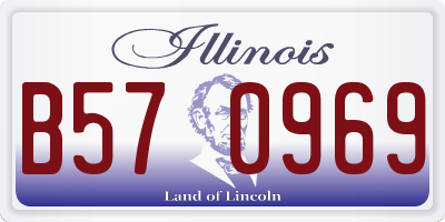 IL license plate B570969