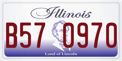 IL license plate B570970