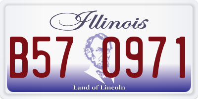 IL license plate B570971