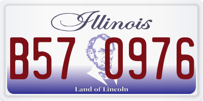 IL license plate B570976
