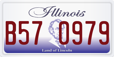 IL license plate B570979
