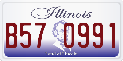 IL license plate B570991