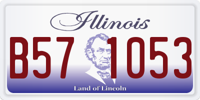 IL license plate B571053