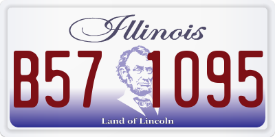 IL license plate B571095