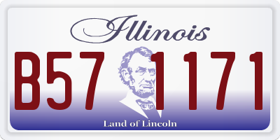 IL license plate B571171
