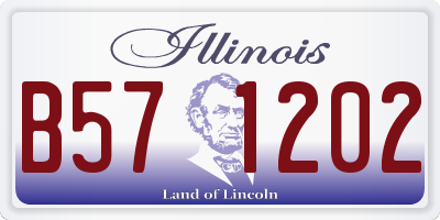 IL license plate B571202