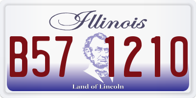 IL license plate B571210