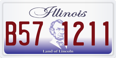 IL license plate B571211