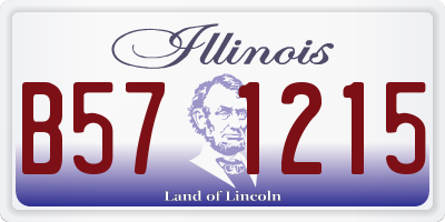 IL license plate B571215