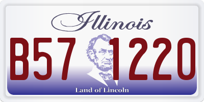 IL license plate B571220