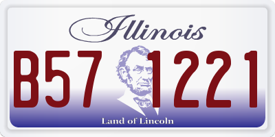 IL license plate B571221