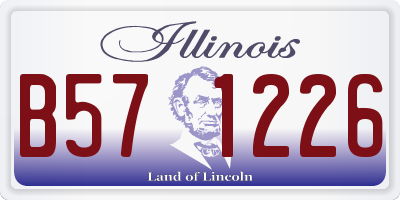 IL license plate B571226