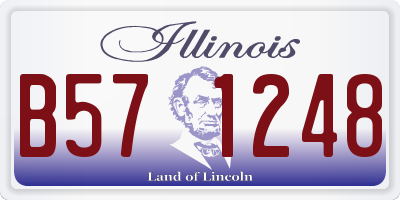 IL license plate B571248
