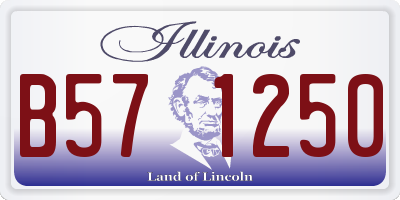 IL license plate B571250