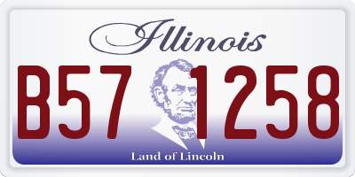 IL license plate B571258