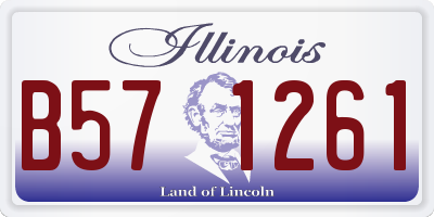 IL license plate B571261