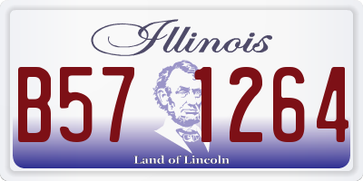 IL license plate B571264