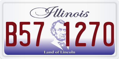 IL license plate B571270