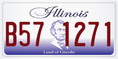 IL license plate B571271