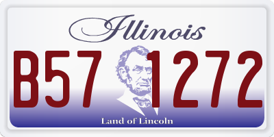 IL license plate B571272