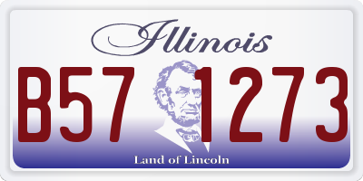 IL license plate B571273