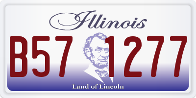 IL license plate B571277
