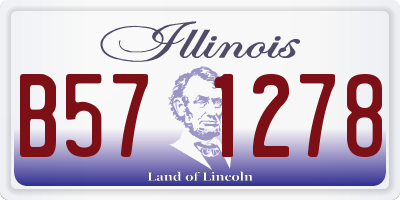 IL license plate B571278