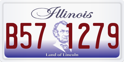 IL license plate B571279