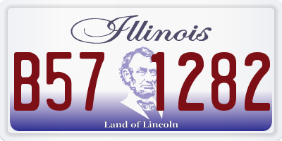 IL license plate B571282