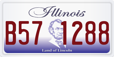 IL license plate B571288