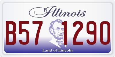 IL license plate B571290