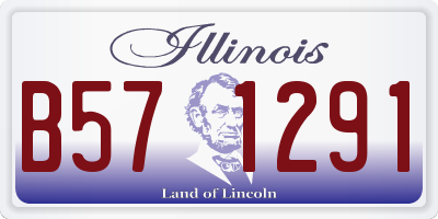 IL license plate B571291