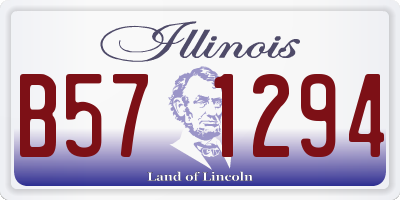 IL license plate B571294