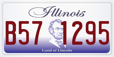 IL license plate B571295