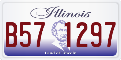 IL license plate B571297