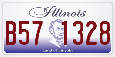 IL license plate B571328