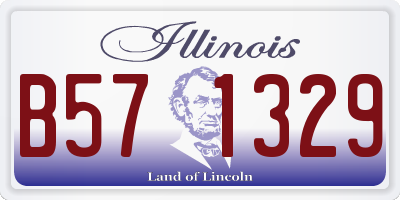 IL license plate B571329
