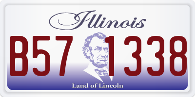 IL license plate B571338